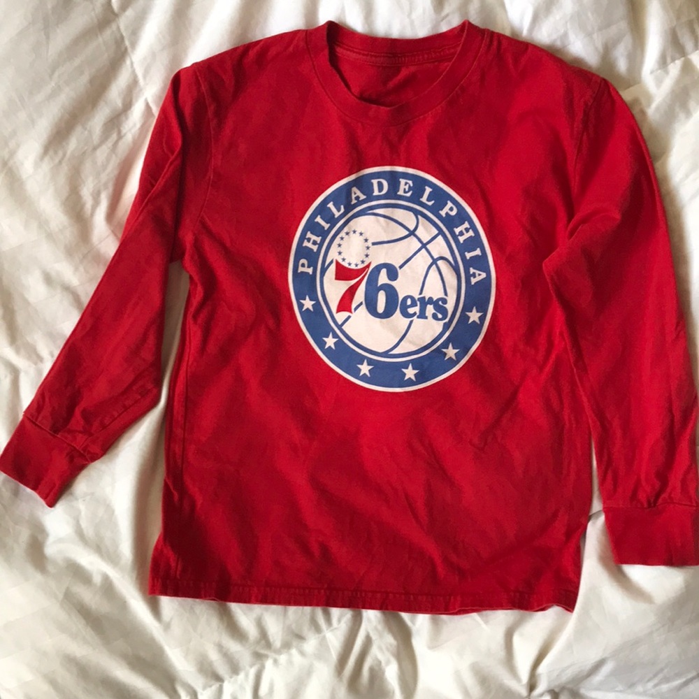 Boys Long Sleeve Sixers T-Shirt